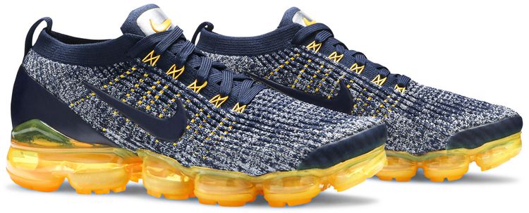 Nike Air VaporMax Flyknit 3 College Navy Orange