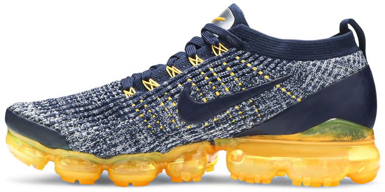 Nike Air VaporMax Flyknit 3 College Navy Orange
