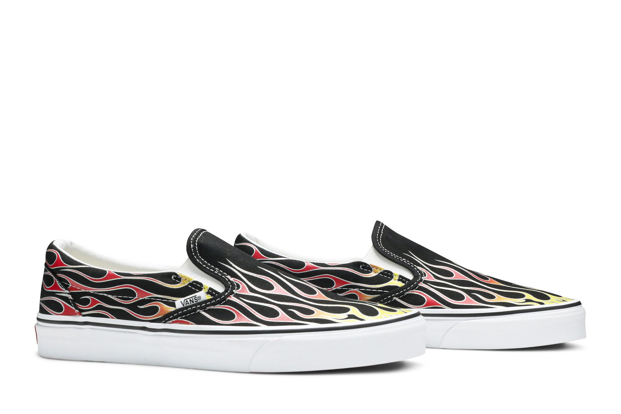 Buy Classic Slip On Mash Up Flames VN0A38F7VKJ GOAT
