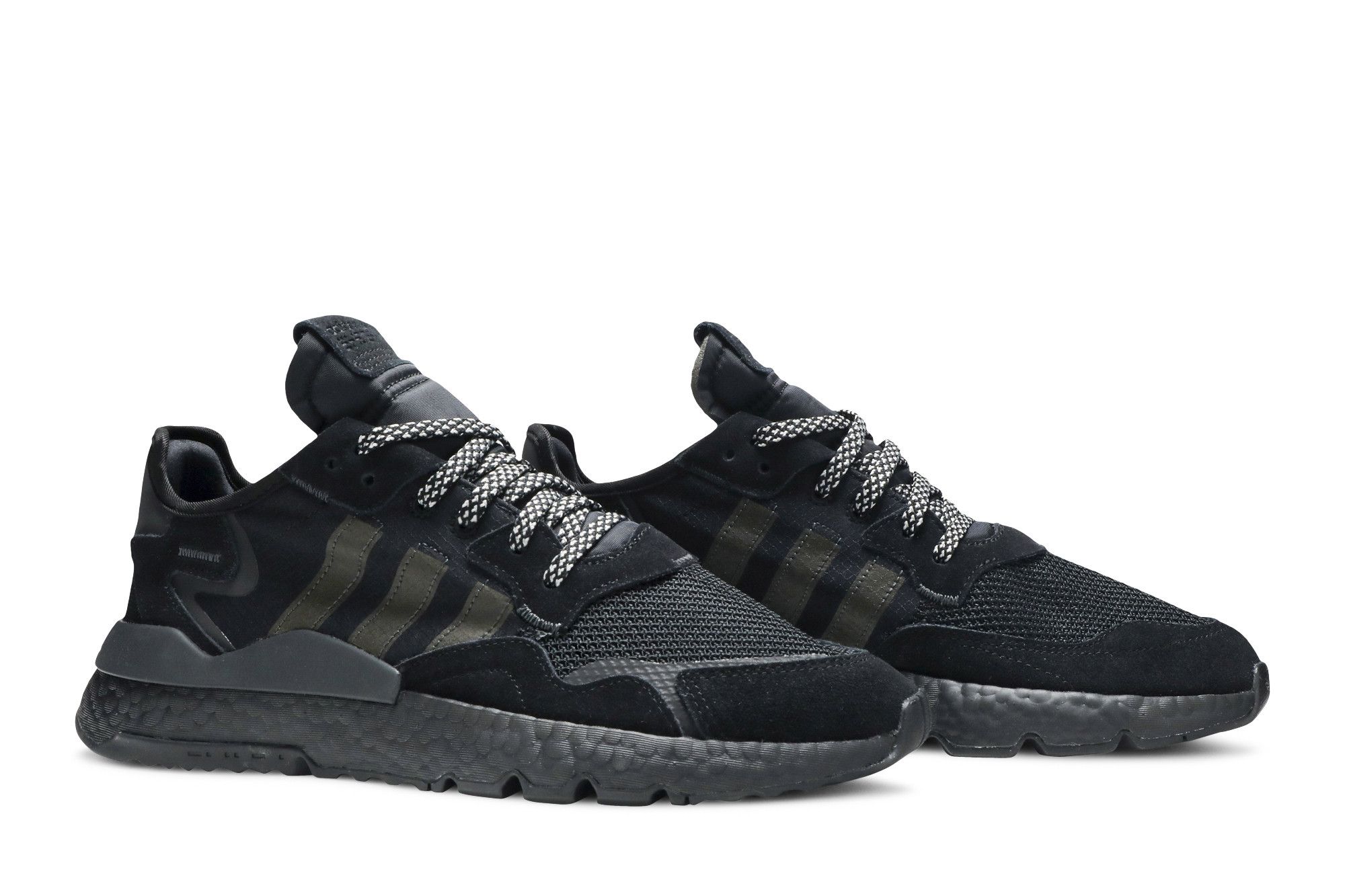 Adidas night jogger black sales
