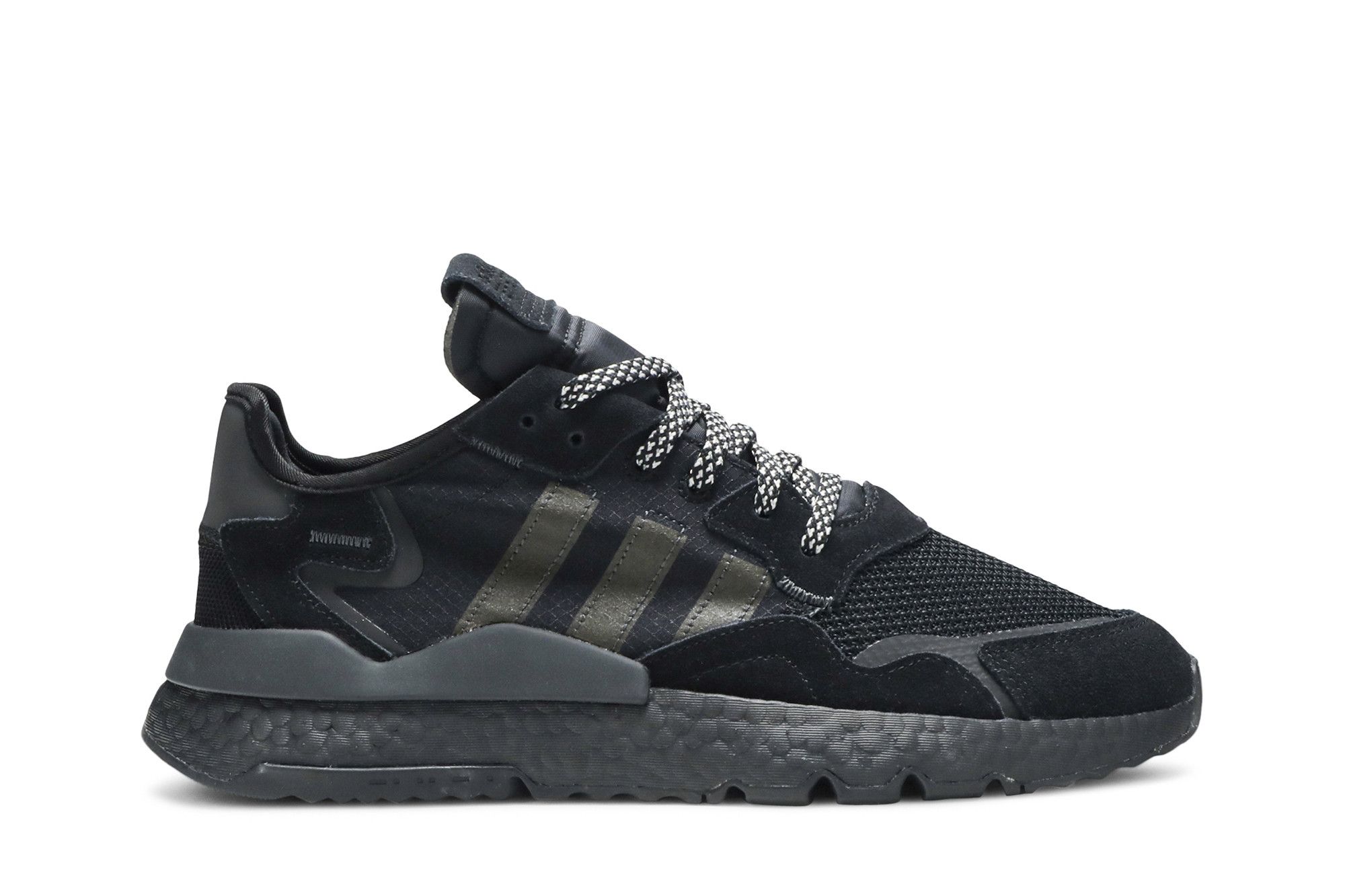 Adidas nite jogger sale black