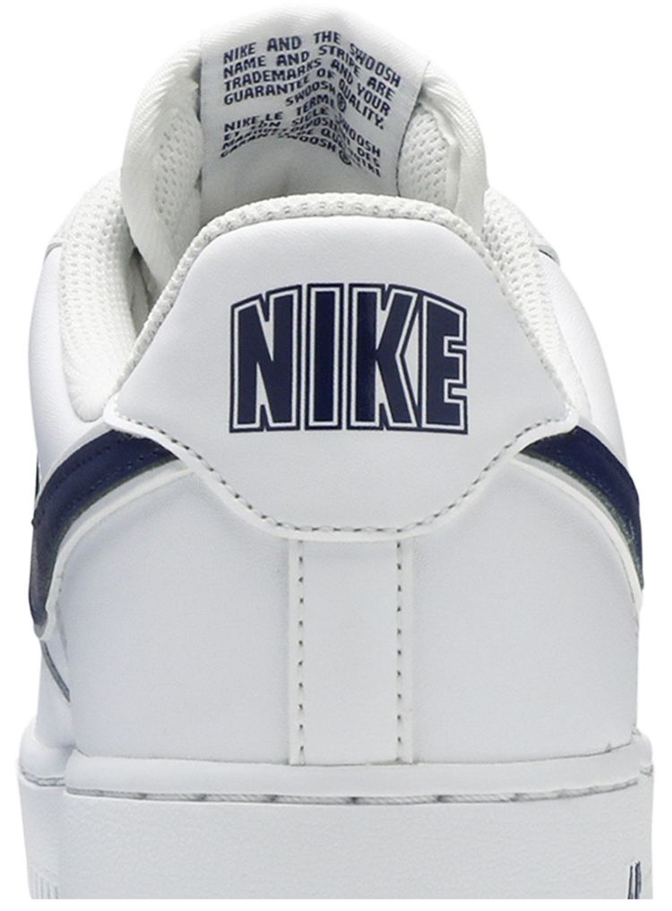Nike Air Force 1 07 3 White Deep Royal
