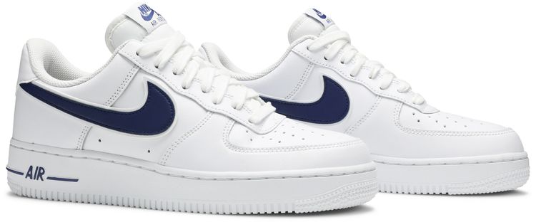 Nike Air Force 1 07 3 White Deep Royal