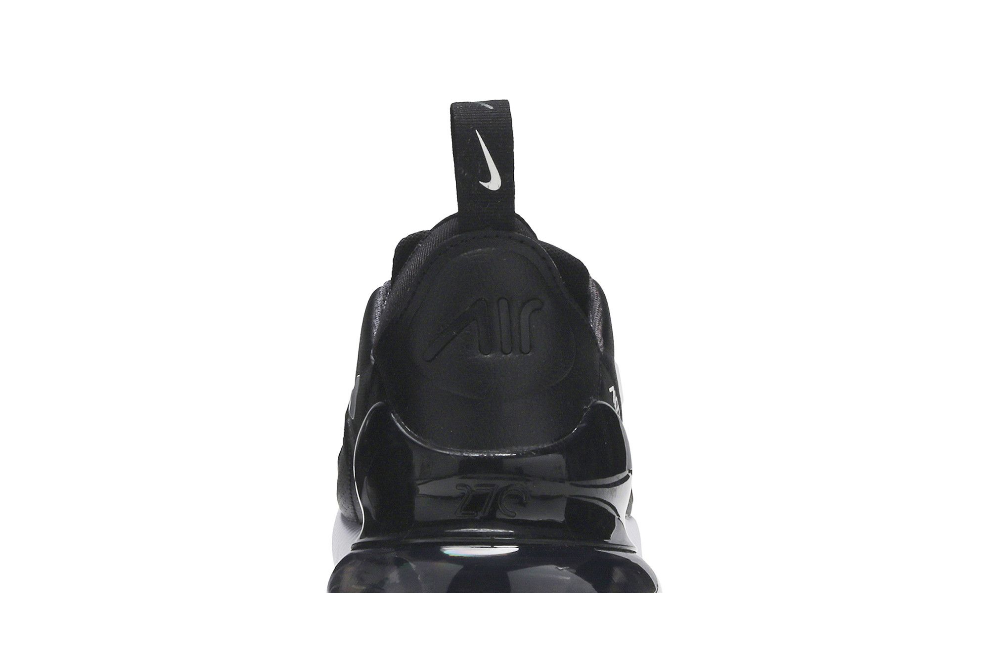Nike air max 270 premium leather black sale