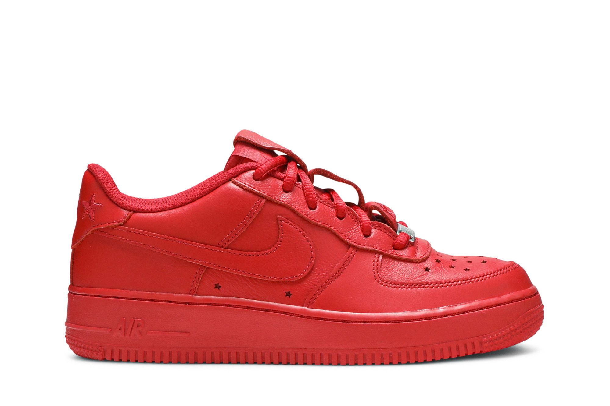 Red nike independence day top
