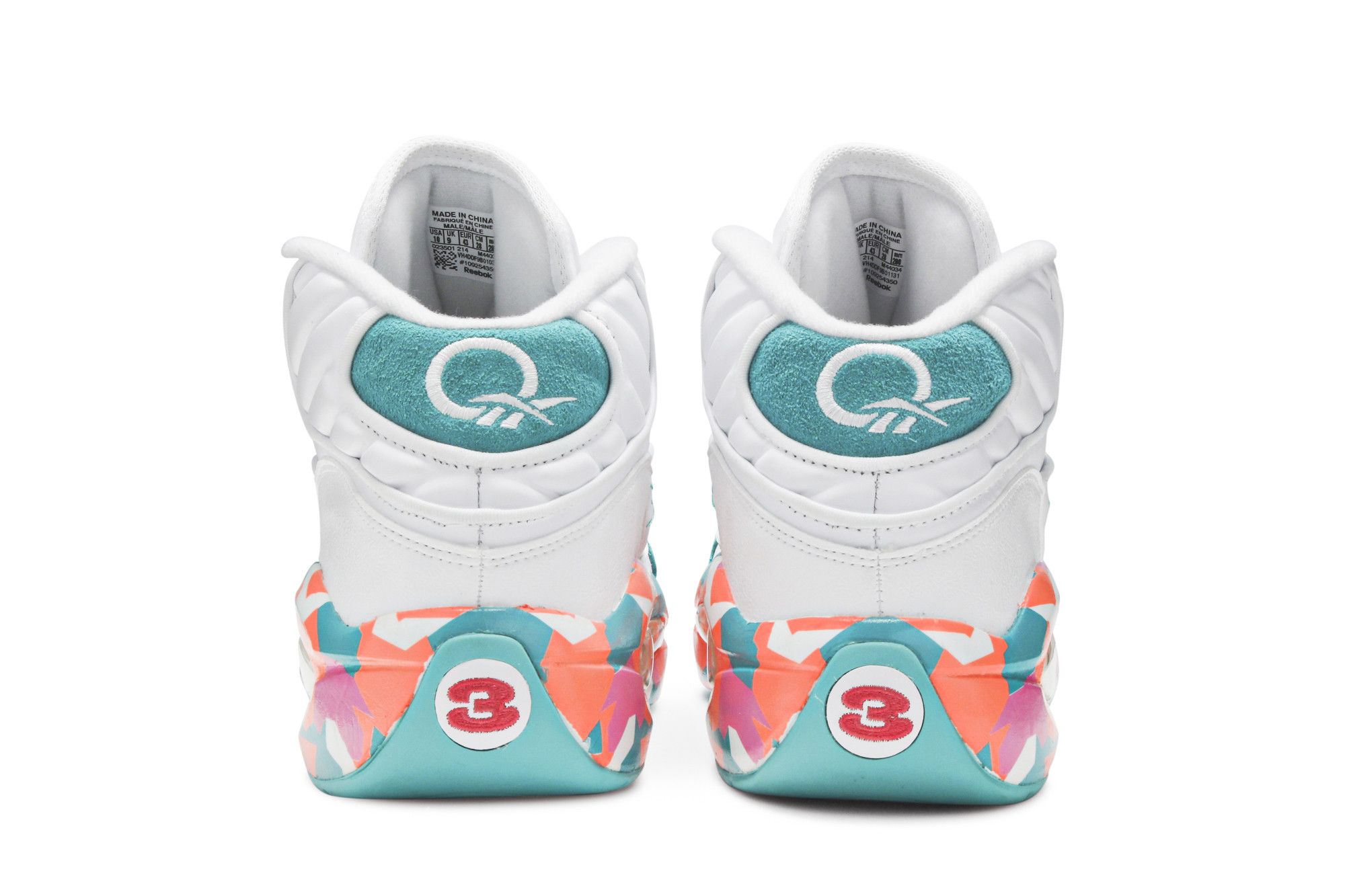 Reebok question mid white noise discount