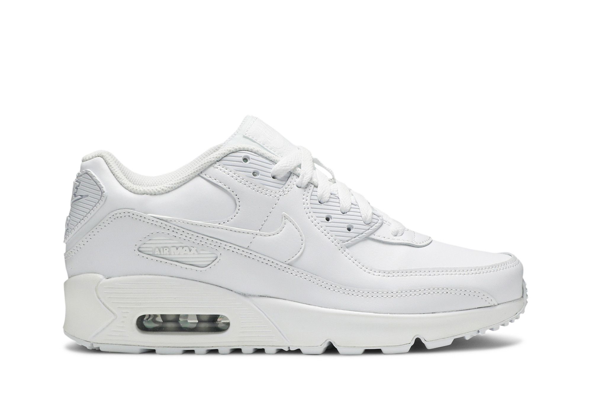 Nike air max 90 wit leer discount