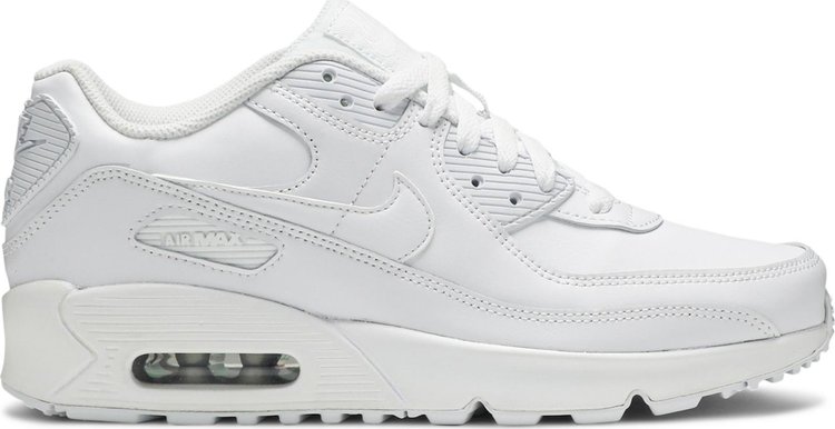 dignity neutral leather Air Max 90 LTR GS 'White' | GOAT