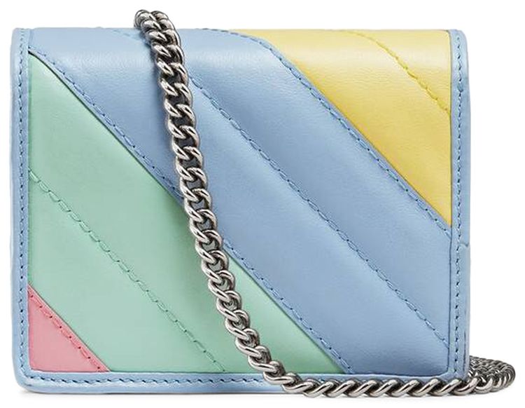 Gucci GG Marmont Card Case Multicolored Pastel