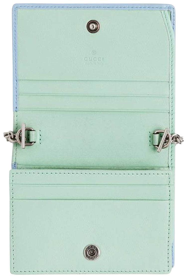 Gucci GG Marmont Card Case Multicolored Pastel