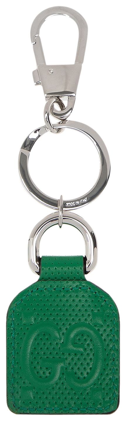 Gucci GG Embossed Key Chain PalladioBlack