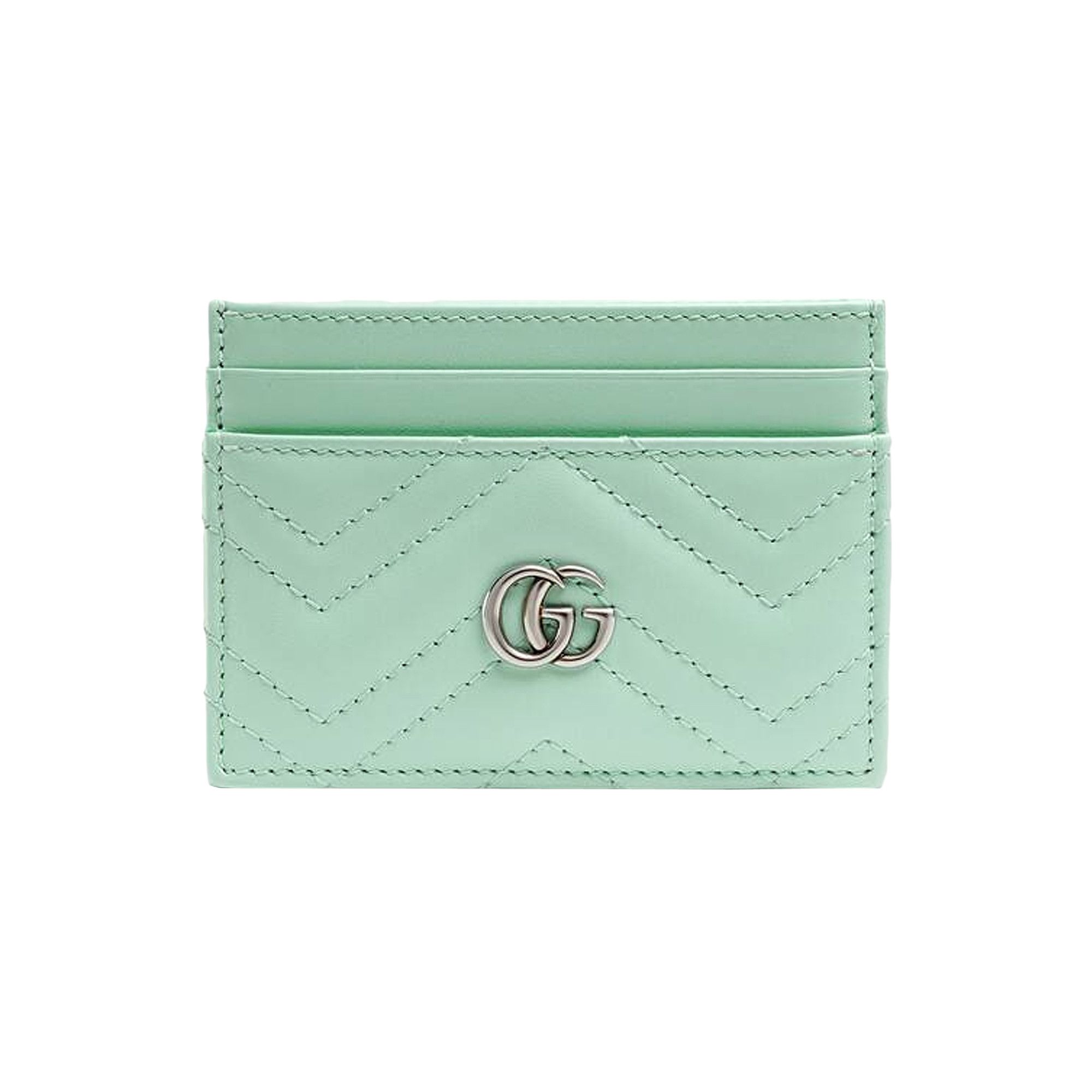 Gucci marmont card case green on sale