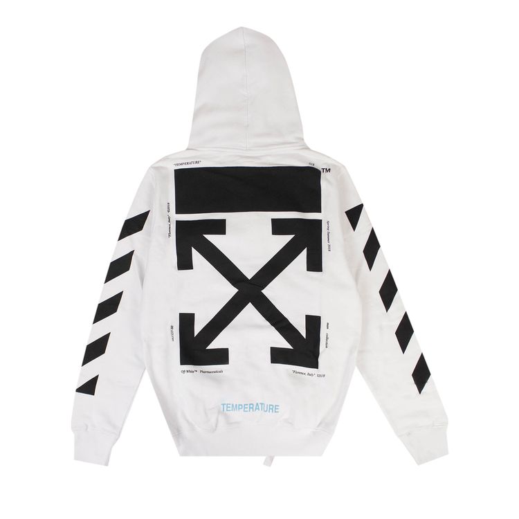 Off White Mona Lisa Hooded Sweatshirt White