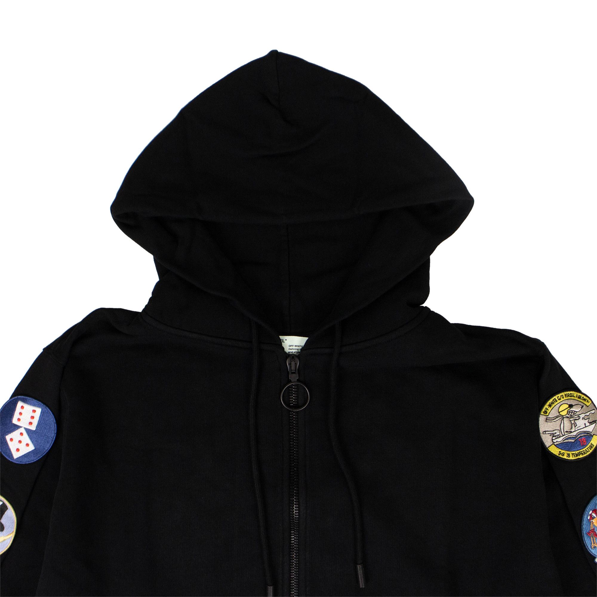 Off white patch hoodie outlet