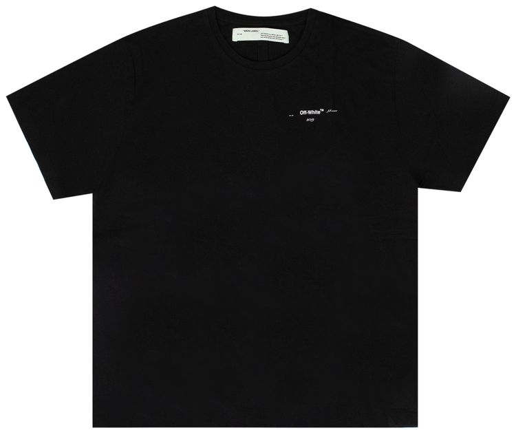 Off White 3D Logo Oversized T Shirt Black