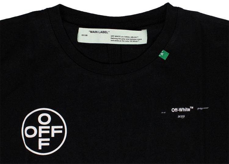 Off White Stencil Arrow Oversized T Shirt Black