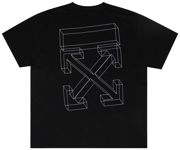 Off White 3D Logo Oversized T Shirt Black