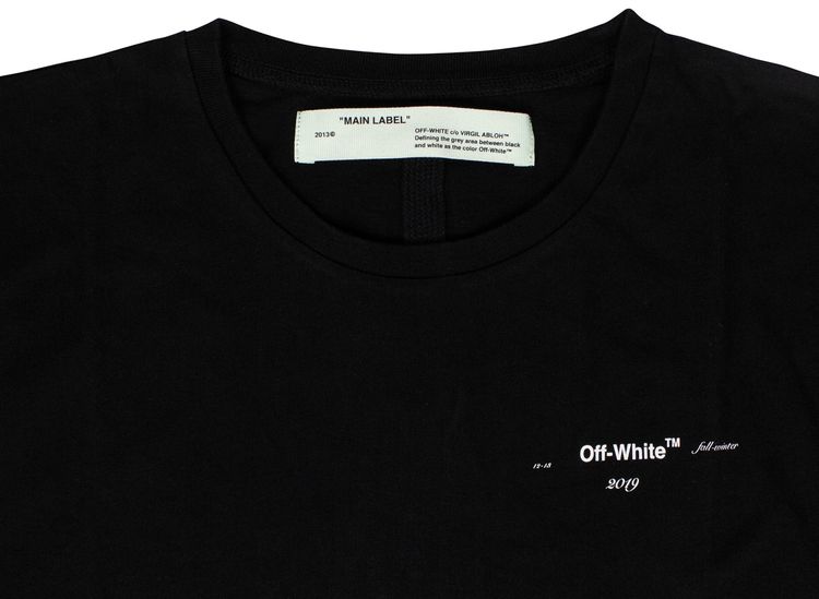Off White 3D Logo Oversized T Shirt Black