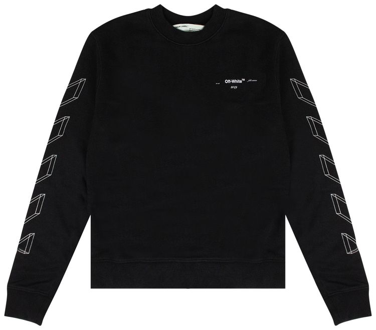 Off White 3D Logo Pullover Sweater Black