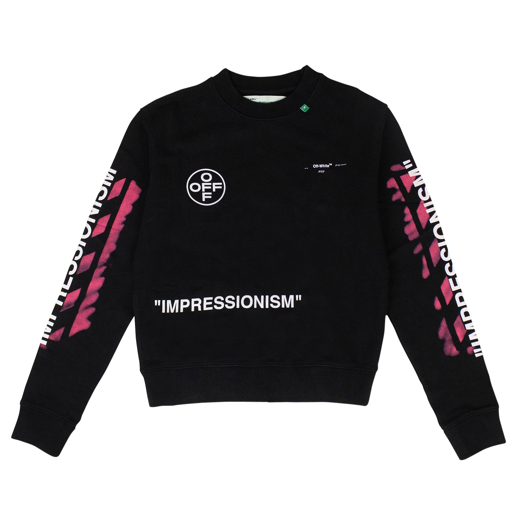 Buy Off White Stencil Arrow Sweatshirt Black