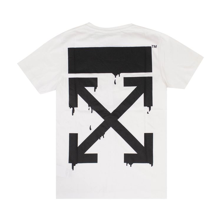 Off White Bart Peace T Shirt White