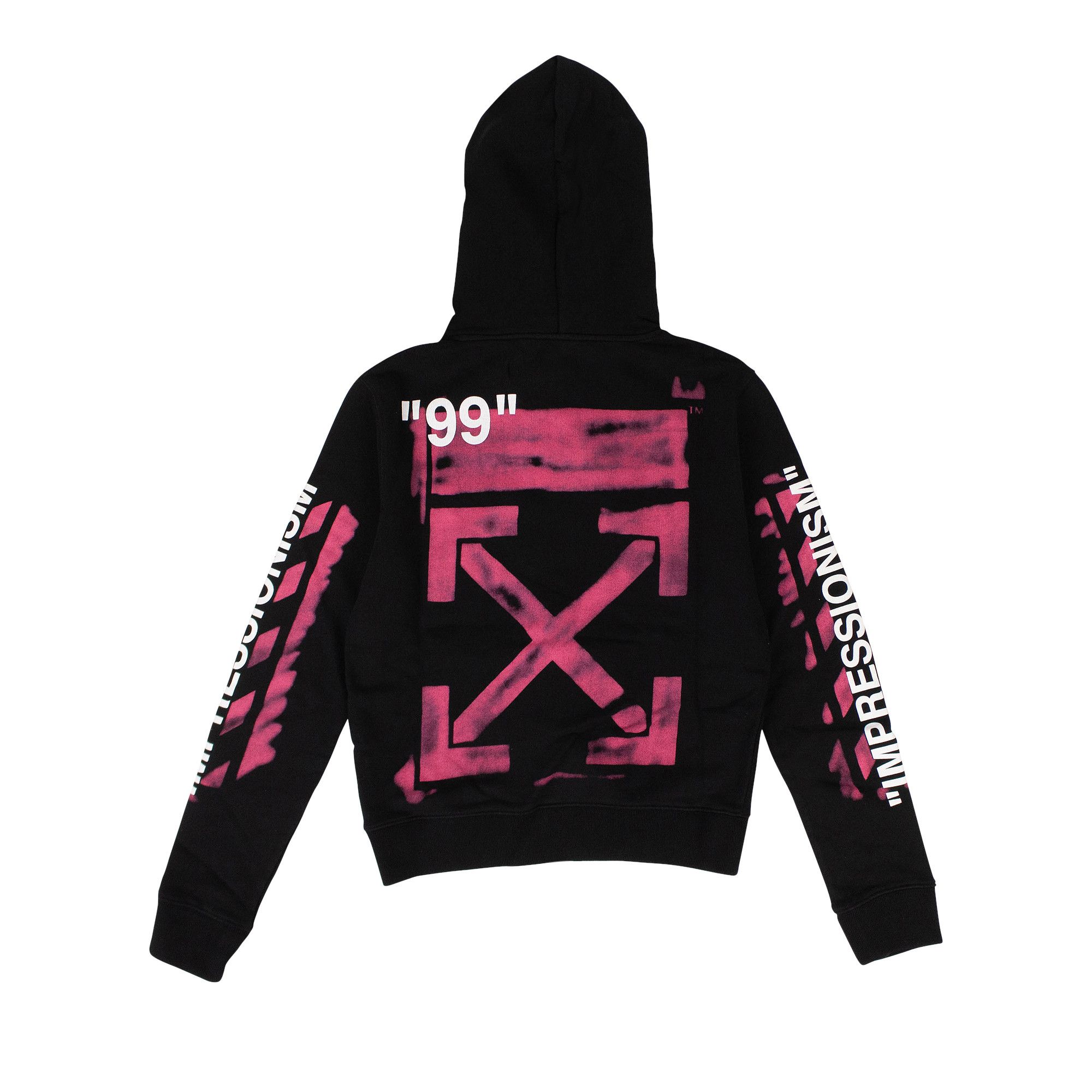 Buy Off White Stencil Arrow Hooded Sweatshirt Black OMBB034R190030151028 GOAT
