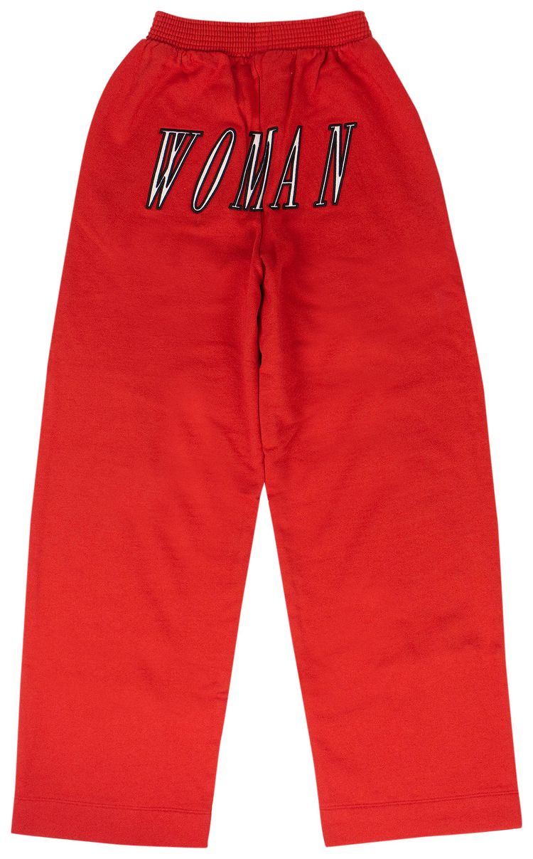 Off White Jockey Square Sweatpant Red
