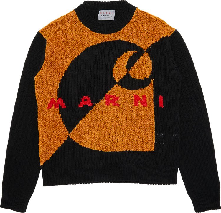 Marni x Carhartt WIP Women's Roundneck Sweater 'Black'