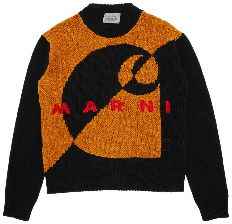 Marni x Carhartt WIP Womens Roundneck Sweater Black