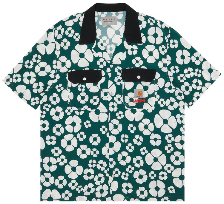 Marni x Carhartt WIP Womens Shirt Forest Green