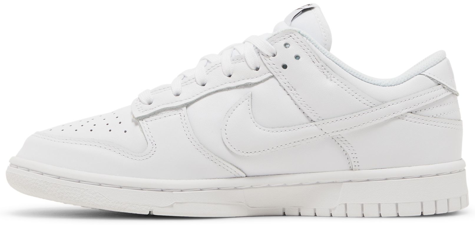 triple white dunks