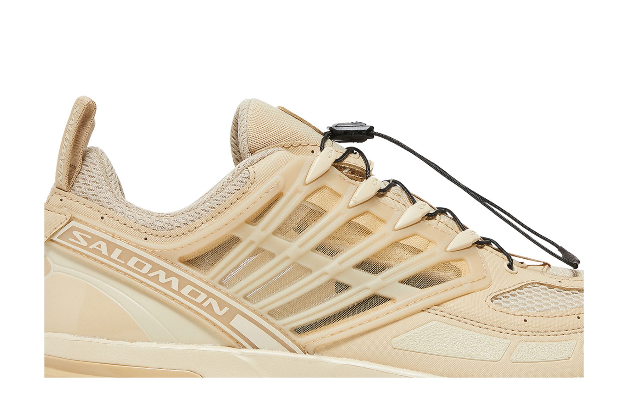 ☆ SALOMON ☆ ACS PRO ADV SAFARI BLEACHED SAND Salomon ACS Pro Advanced Beige Tan Safari Black - Size 10.5