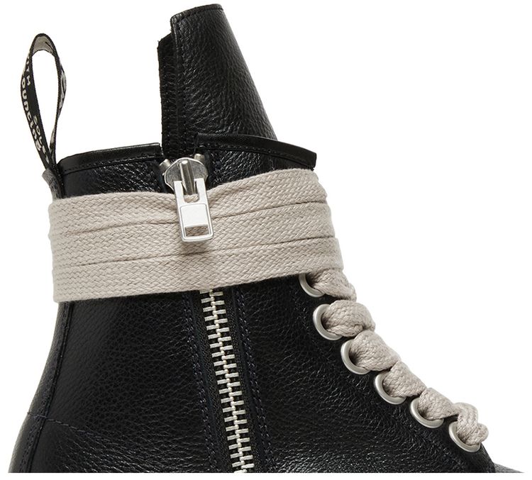 Dr Martens x Rick Owens Strobe 1460 Quad Sole Jumbo Lace Boot Black