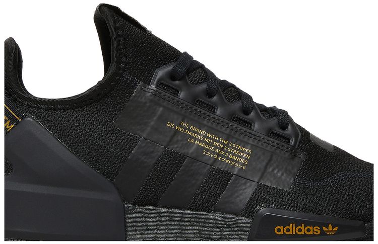 Adidas NMD R1 V2 Black Gold Metallic