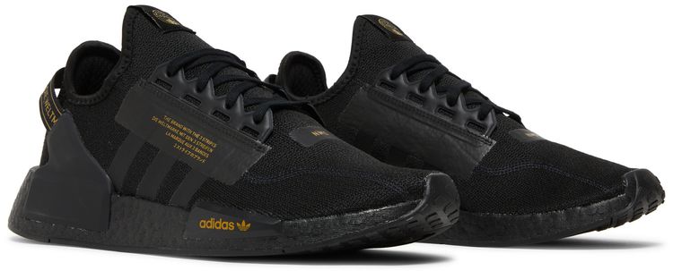Adidas NMD R1 V2 Black Gold Metallic