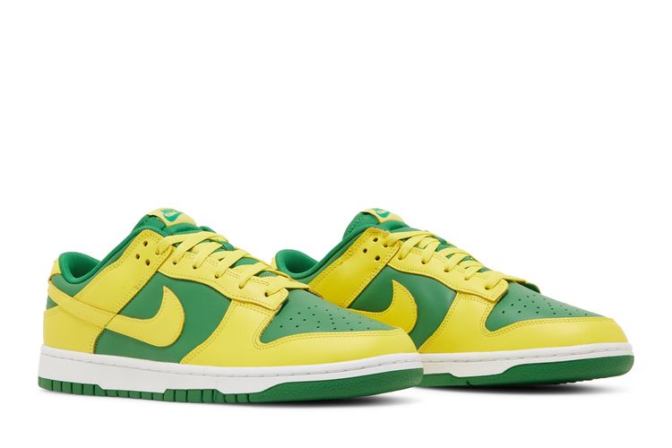 Nike‎ Dunk Low Brazil Varsity Maize Pine Green White DV0833-300 Mens Size 13 Nike DV0833-300 Dunk Low Reverse Brazil Mens Lifestyle Shoe  main image 2