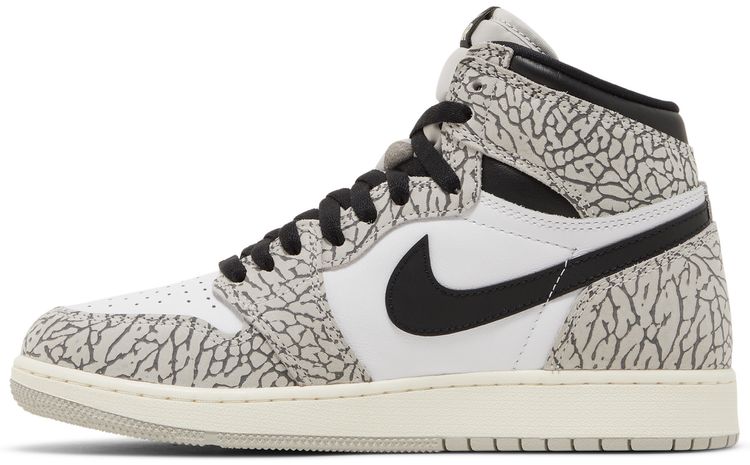 Air Jordan 1 Retro High OG GS White Cement