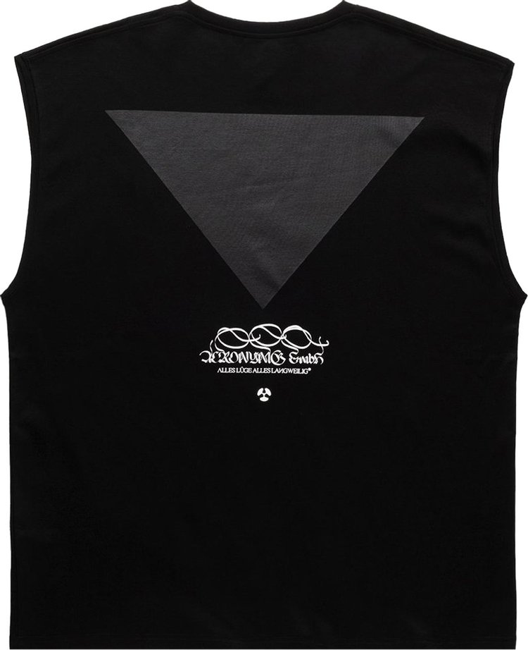 Acronym Supima Cotton Sleeveless Tee Black