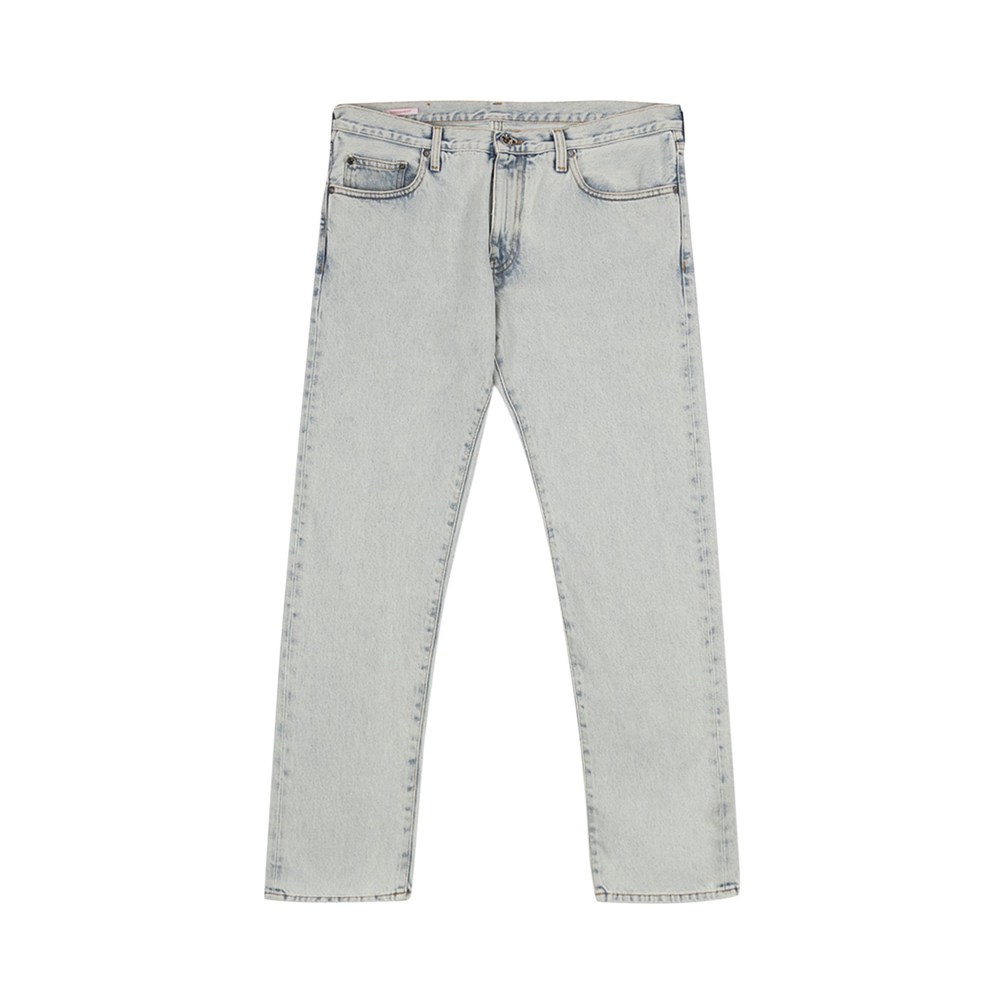 Buy Off-White Arrows Logo Slim Fit Jeans 'Bleach Blue/White