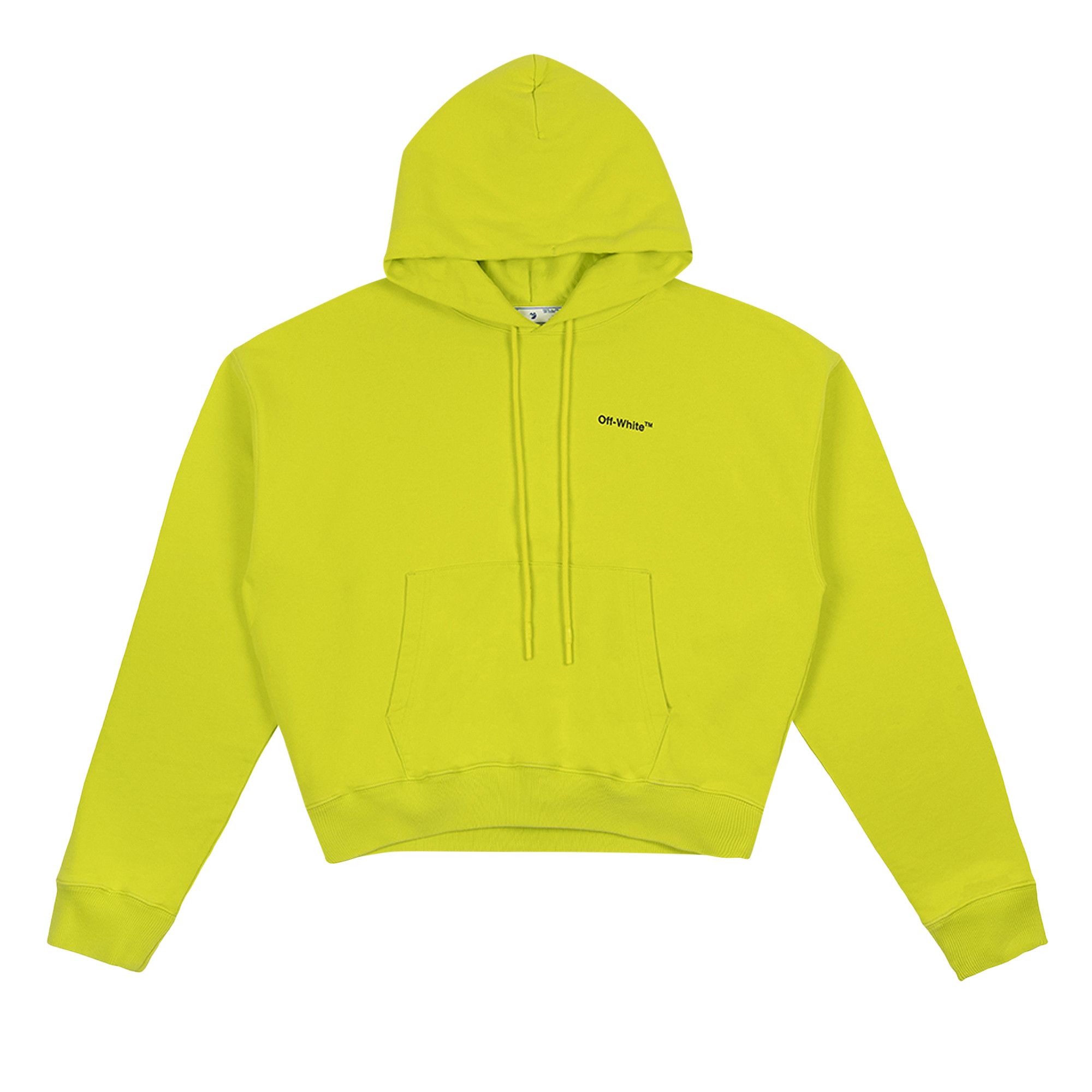 Lime green off white hoodie deals