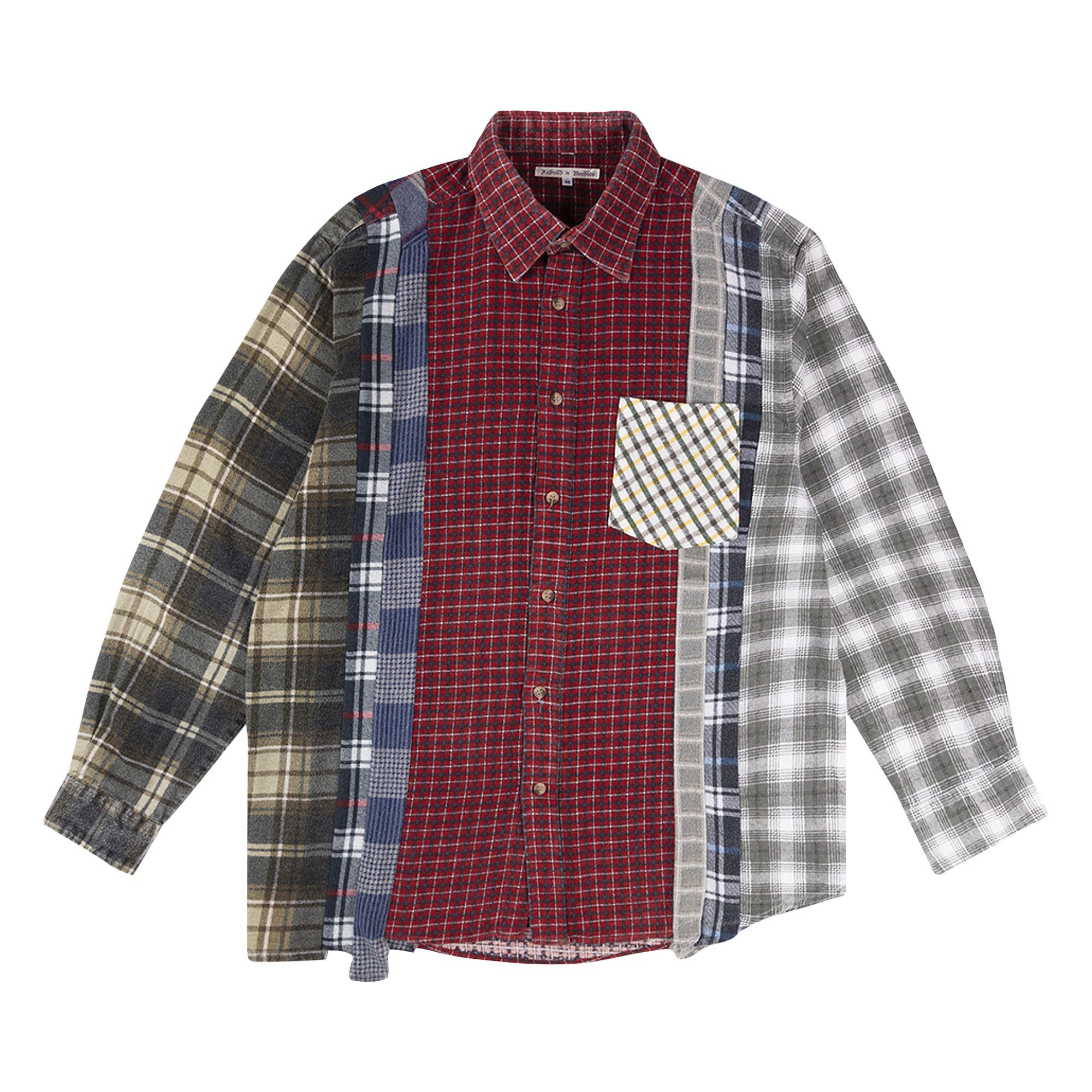Buy Needles Rebuild Flannel Shirt 'Assorted' - LQ303 ASSO | GOAT