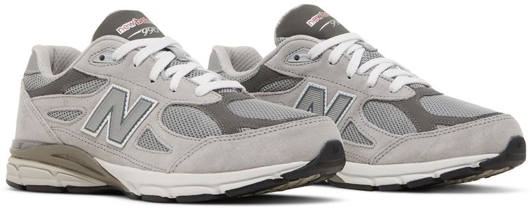 New Balance 990v3 Big Kid Wide Grey