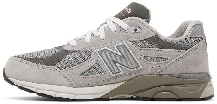 New Balance 990v3 Big Kid Wide Grey