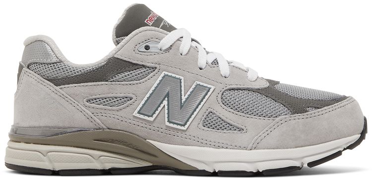 New Balance 990v3 Big Kid Wide Grey