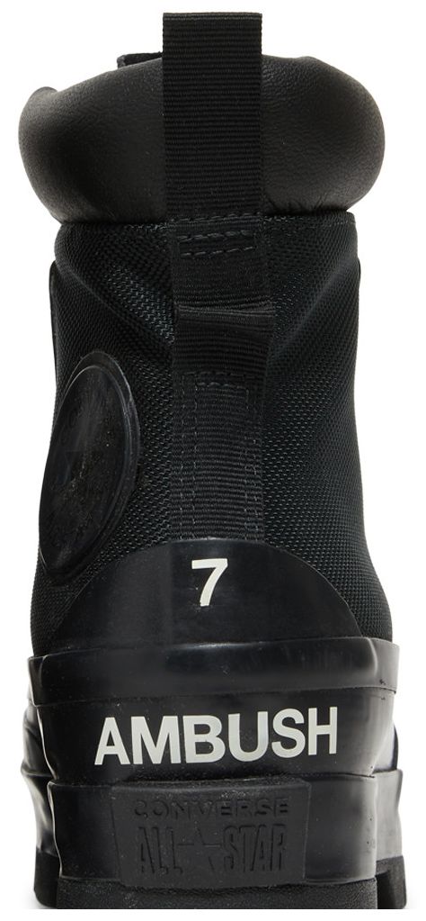 AMBUSH x Chuck Taylor All Star Duck Boot High Triple Black