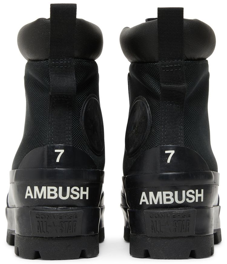 AMBUSH x Chuck Taylor All Star Duck Boot High Triple Black