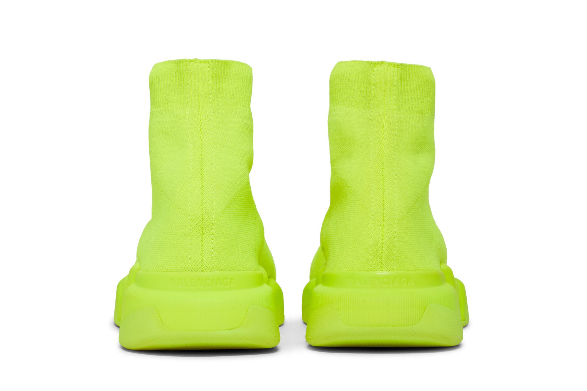 Balenciaga speed trainer neon green sales
