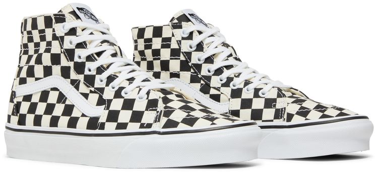 Vans Sk8 Hi Tapered Checkerboard   Black