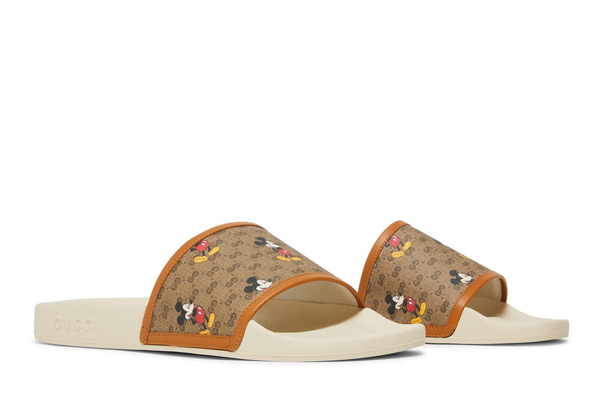 GUCCI ミッキーマウス ファー付きミュール Buy Disney x Gucci GG Slide 'Mickey Mouse' - 603702 HWU60 8488 | GOAT