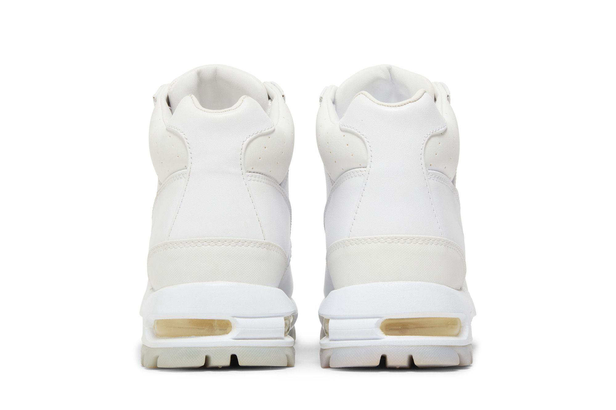 All white acg boots top